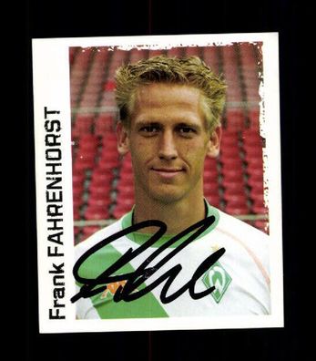 Frank Fahrenhorst Werder Bremen Panini Sammelbild 2004-05 Original + A 226382