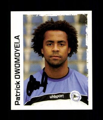 Patrick Owomoyela Arminia Bielefeld Panini Sammelbild 2004-05 Orig. + A 226389