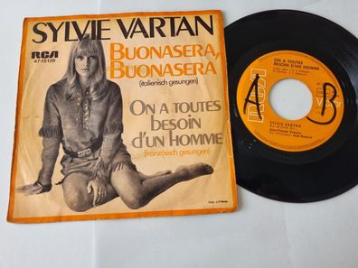 Sylvie Vartan - Buonasera, buonasera 7'' Vinyl Germany SUNG IN Italian