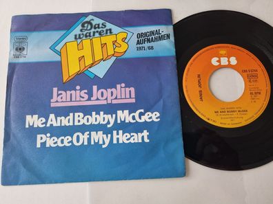 Janis Joplin - Me and Bobby McGee/ Piece of my heart 7'' Vinyl Germany