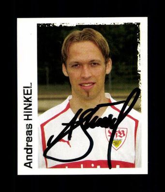 Andreas Hinkel VfB Stuttgart Panini Sammelbild 2004-05 Original Sign. + A 226403