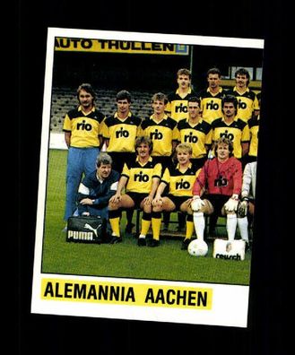 Johannes Kau Alemannia Aachen Panini Sammelbild 1989 Original Sign. + A 226436
