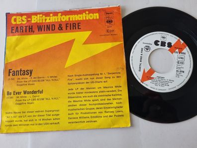 Earth, Wind & Fire - Fantasy 7'' Vinyl Germany PROMO