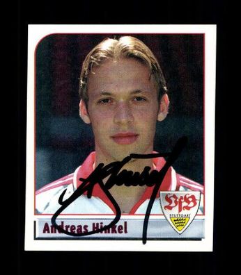 Andreas Hinkel VfB Stuttgart Panini Sammelbild 2002 Original Sign. + A 226490