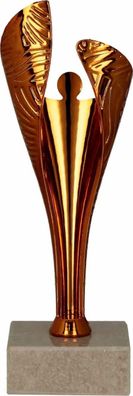 Pokal in gold silber oder bronze aus Kunststoff