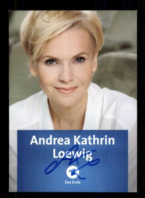 Andrea Kathrin Loewig In aller Freundschaft Autogrammkarte Orig. Sign. + F 15245