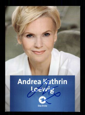 Andrea Kathrin Loewig In aller Freundschaft Autogrammkarte Orig. Sign. + F 15248
