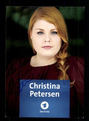 Christina Petersen In aller Freundschaft Autogrammkarte Orig. Sign. + F 15289