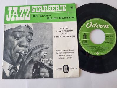 Louis Armstrong - Hot Seven Blues Session/ Potato head blues 7'' Vinyl EP