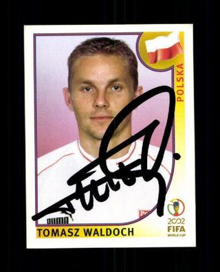 Tomasz Waldoch Panini Sammelbild WM 2002 Original Signiert + A 226786