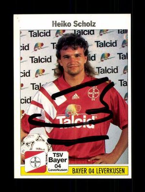 Heiko Scholz Bayer Leverkusen Panini Sammelbild 1995 Original Sign. + A 226813