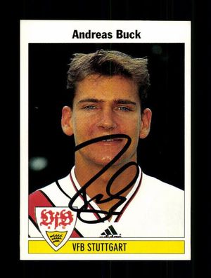 Andreas Buck VfB Stuttgart Panini Sammelbild 1995 Original Sign.+ A 226819