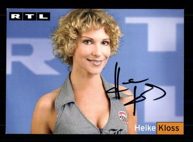 Heike Kloss RTL Autogrammkarte Original Signiert + F 15477