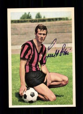 Ernst Abbe Eintracht Frankfurt 1967-68 Bergmann Sammelbild Orig Sign Unbeklebt