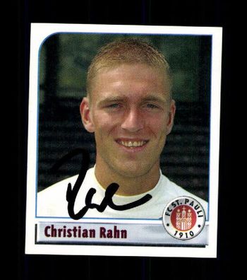 Christian Rahn FC St. Pauli Panini Sammelbild 2002 Original Signiert + A 226527
