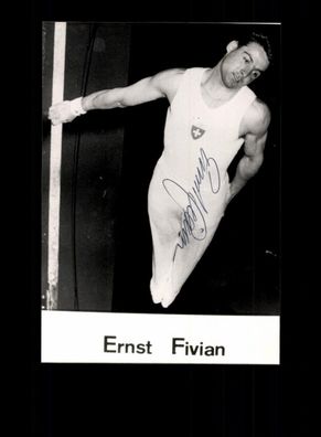 Ernst Fivian Turnen Foto Original Signiert + A 227453