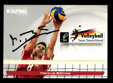 Marcus Böhme Volleyball Nationalmannschaft Original Signiert + A 227717