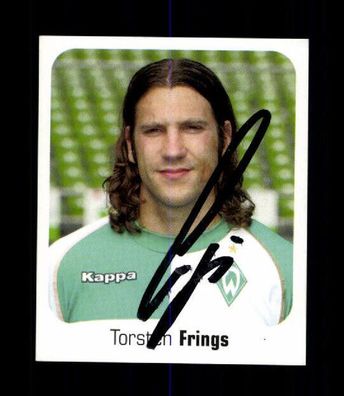 Torsten Frings Werder Bremen Panini Sammelbild 2006-07 Original Sign. + A 226350
