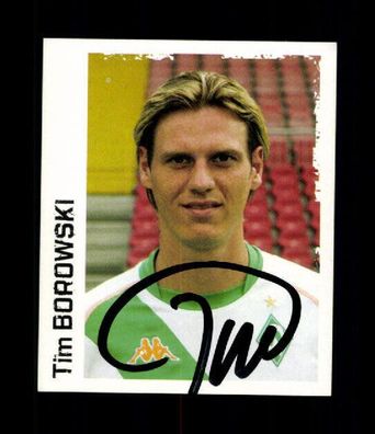 Tim Borowski Werder Bremen Panini Sammelbild 2004-05 Original Sign + A 226381