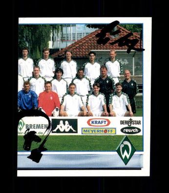 Unbekannt Werder Bremen Panini Sammelbild 2002 Original + A 226554