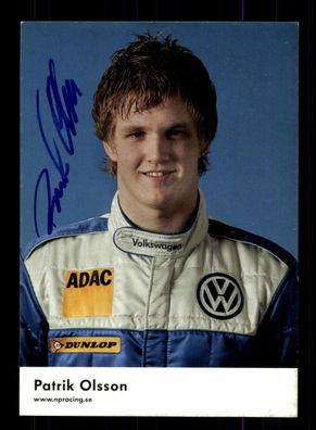 Patrick Olsson Motorsport Autogrammkarte Original Signiert + A 227183
