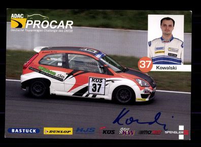 Michael Kowalski Motorsport Autogrammkarte Original Signiert + A 227186