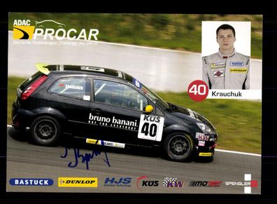 Yury Krauchuk Motorsport Autogrammkarte Original Signiert + A 227185