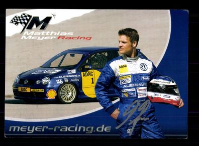 Matthias Meyer Motorsport Autogrammkarte Original Signiert + A 227201