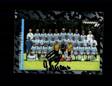 Unbekannt 1860 München Panini Sammelbild 1997 Original Signiert + A 226672