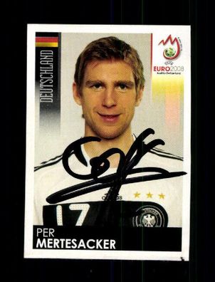 Per Mertesacker Panini Sammelbild Euro 2008 Original Signiert + A 226887