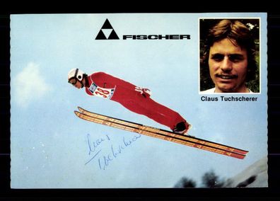 Claus Tuscherer Skispringen Autogrammkarte Original Signiert + A 227135