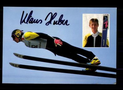 Klaus Huber Skispringen Autogrammkarte Original Signiert + A 227154