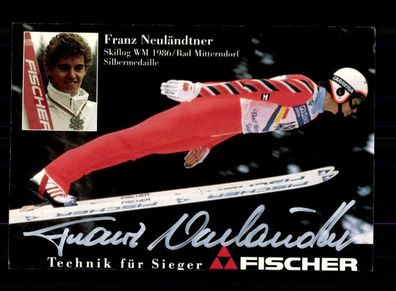 Franz Neuländtner Skispringen Autogrammkarte Original Signiert + A 227157