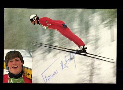 Thomas Hasslberger Skispringen Autogrammkarte Original Signiert + A 227142