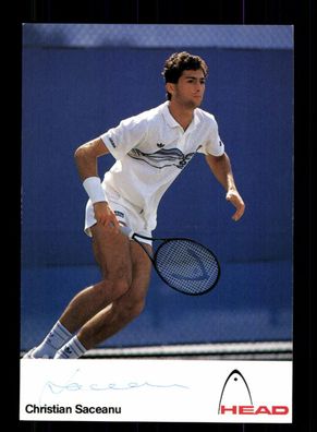 Christian Saceanu Autogrammkarte Tennis Original Signiert + A 227250