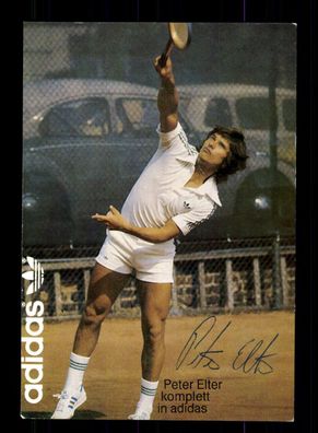 Peter Elter Autogrammkarte Tennis Original Signiert + A 227254