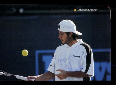 Sebastian Grosjean Tennis Original Signiert + A 227273