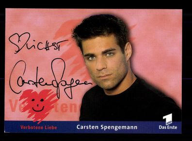 Carsten Spengemann Verbotene Liebe Autogrammkarte Original Signiert + F 14552