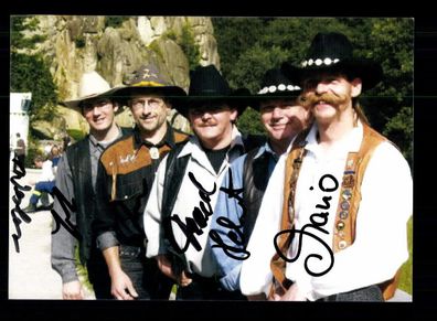 Rheinstone Cowboys Autogrammkarte Original Signiert + M 9485