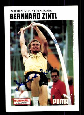 Bernhard Zintl Autogrammkarte Original Signiert Leichathletik + A 227012
