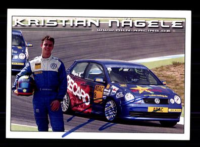 Kristian Nägele Motorsport Autogrammkarte Original Signiert + A 227192
