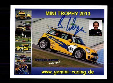 Bernhard Wagner Motorsport Autogrammkarte Original Signiert + A 227198