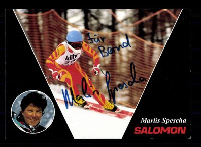 Marlis Spescha Autogrammkarte Skialpin Original Signiert + A 227093