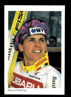 Werner Rathmayr Skispringen Autogrammkarte Original Signiert + A 227144