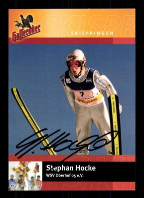Stephan Hocke Skispringen Autogrammkarte Original Signiert + A 227160