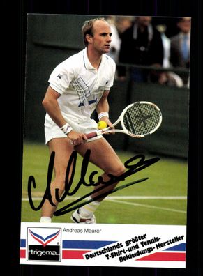 Andreas Maurer Autogrammkarte Tennis Original Signiert + A 227257