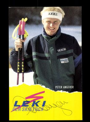 Peter Angerer Biathlon Autogrammkarte Original Signiert + A 227426