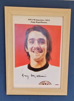 Jupp Kapellmann FIFA Weltmeister 1974 Original Signiert