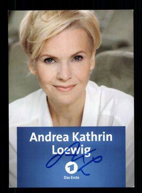 Andrea Kathrin Loewig In aller Freundschaft Autogrammkarte Orig. Sign. + F 15249