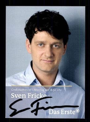 Sven Fricke Großstadtrevier Autogrammkarte Orig. Sign. + F 15430